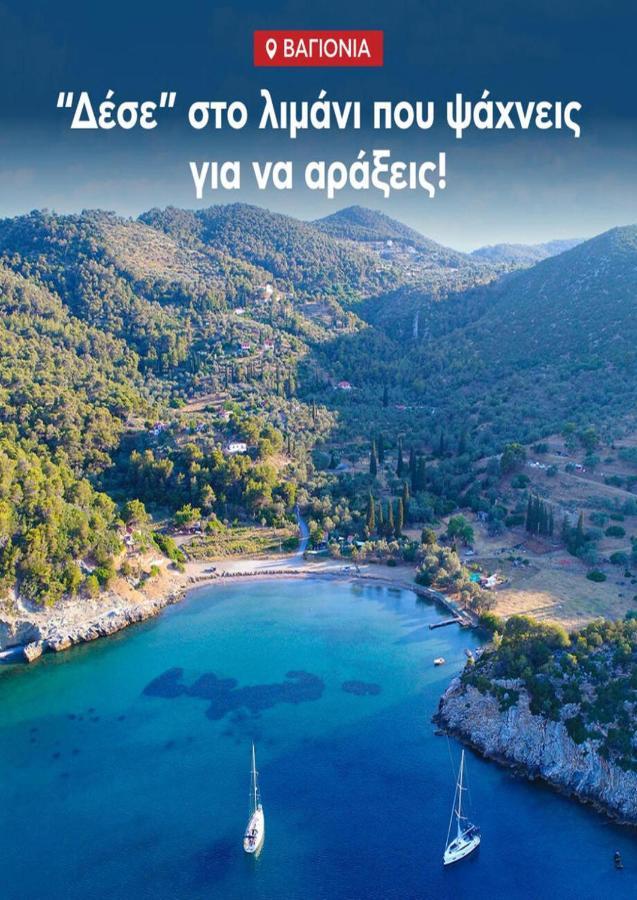 Private Beach House Irene Mare Порос Экстерьер фото